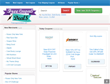 Tablet Screenshot of freecouponsndeals.com